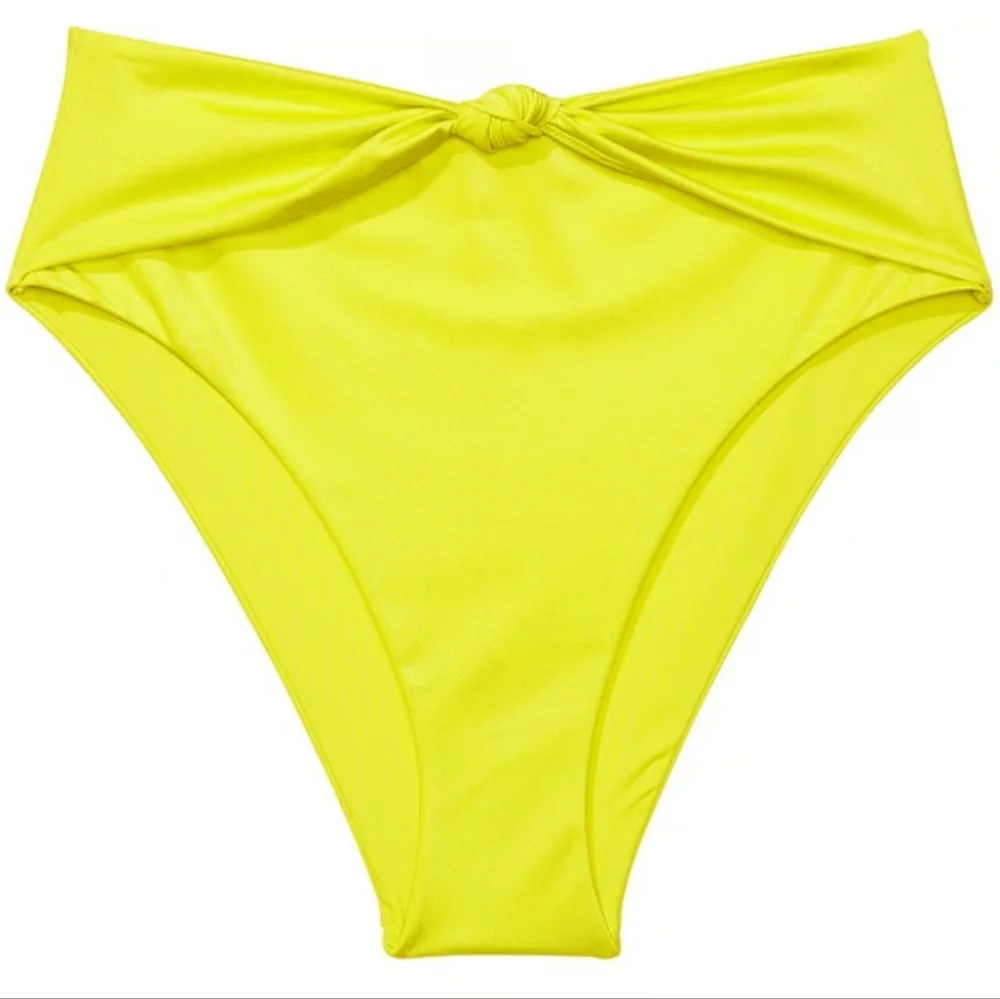 L/L XXL/XXL VS PINK Swim Twist It Bandeau Bikini Top HighWaist Cheeky Bikini Set